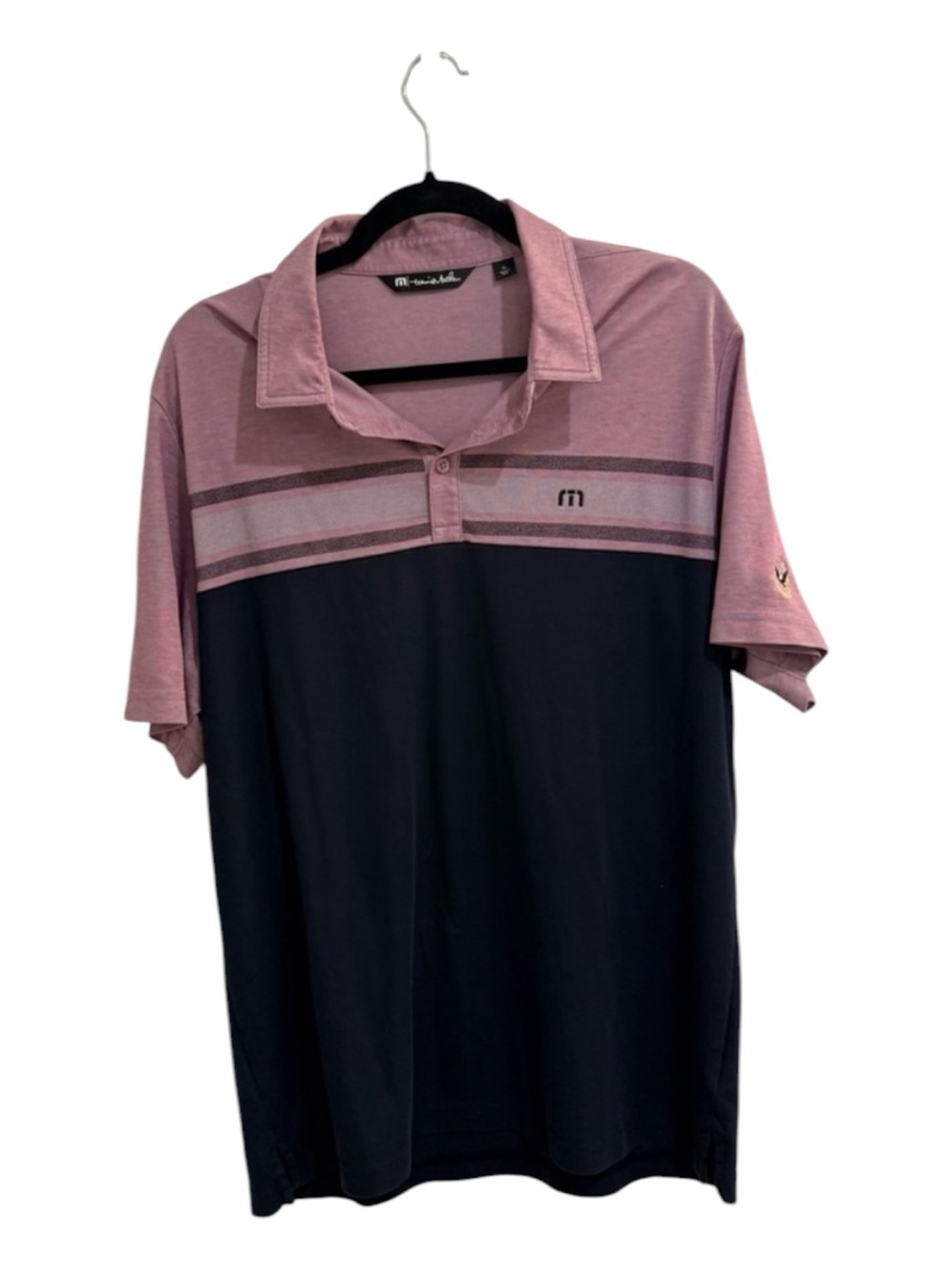 Travis Mathew Pink Short-Sleeve Polo